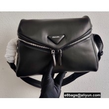 Prada Padded Nappa Leather Signaux Bag 1BC165 Black 2021