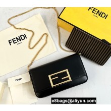 Fendi Geometric Wallet On Chain With Pouches Mini Bag Black 2021