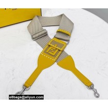 Fendi Beige Ribbon Long Shoulder Strap You Yellow 2022