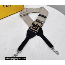 Fendi Beige Ribbon Long Shoulder Strap You Black 2022