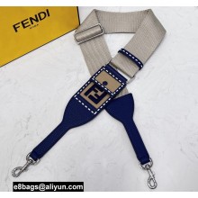 Fendi Beige Ribbon Long Shoulder Strap You Blue 2022