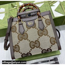 Gucci Diana Jumbo GG Small Tote Bag 660195 2021