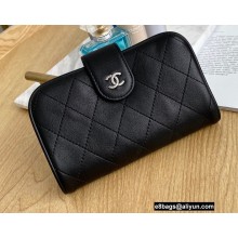 Chanel Calfskin Wallet 68712 Black