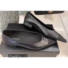 Chanel Heel 2.5cm Ballerinas Black Spring 2022