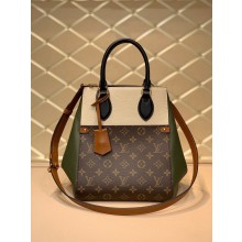 louis vuitton monogram canvas Fold Tote MM m45409 green