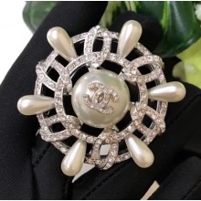 Chanel Brooch A58436 Silver 2018