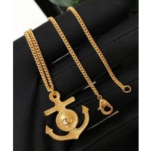 Chanel Anchor Necklace A58809 Gold 2018