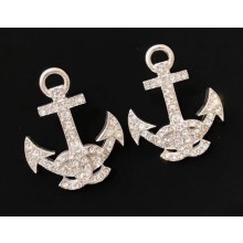 Chanel Anchor Earrings A58444 Silver 2018