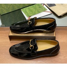 Gucci Women's Jordaan loafer 786016 Black patent leather 2024