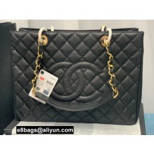 Chanel GST Shopping Tote Bag A50995 in Caviar Leather Black/Gold