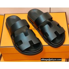Hermes Original Calfskin Chypre Sandals 09