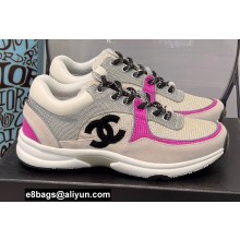 Chanel CC Logo Suede Calfskin Sneakers 04 2022
