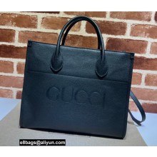 Gucci Small Tote Bag with Gucci Logo 674822 Black 2022