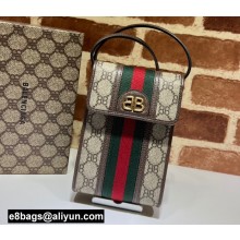 Gucci x Balenciaga The Hacker Project Phone Bag 680130 GG Canvas Beige 2022