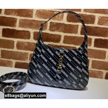 Gucci x Balenciaga The Hacker Project Jackie 1961 Small Hobo Bag 636709 Leather Black 2022