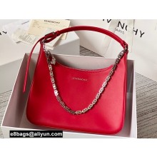 Givenchy Small Moon Cut Out Bag in Leather Red