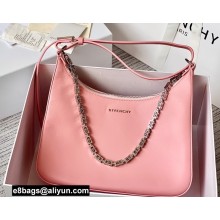 Givenchy Medium Moon Cut Out Bag in Leather Pink