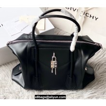 Givenchy Medium Antigona Soft Lock Bag in Smooth Leather Black