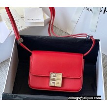 Givenchy Small 4G Bag in Box Leather Red