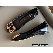 Louis Vuitton Dauphine Madeleine Ballerinas Patent Black