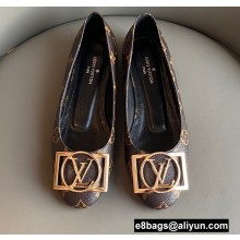 Louis Vuitton Dauphine Madeleine Ballerinas Monogram Canvas Coffee