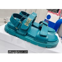 Dior Lambskin DiorAct Sandals Green 2022