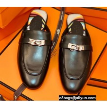 Hermes Kelly Buckle Oz Mules 55