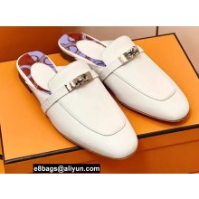 Hermes Kelly Buckle Oz Mules 01
