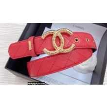 Chanel Width 3cm Belt 31 2022
