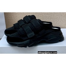 Dior D-Wander Open-back Sneakers Oblique Black 2022