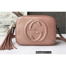 Gucci Soho Small Leather Disco Bag 308364 Pink Gold