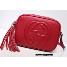 Gucci Soho Small Leather Disco Bag 308364 Red