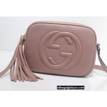Gucci Soho Small Leather Disco Bag 308364 Nude Pink