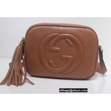Gucci Soho Small Leather Disco Bag 308364 Brown