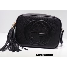 Gucci Soho Small Leather Disco Bag 308364 Black