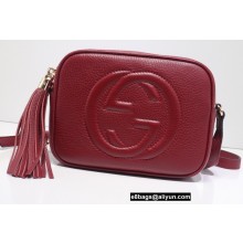 Gucci Soho Small Leather Disco Bag 308364 Dark Red