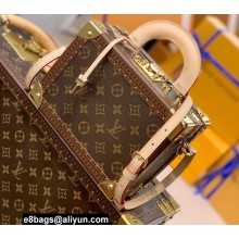 Louis Vuitton Monogram canvas Valisette Tresor Bag M45675 Brown