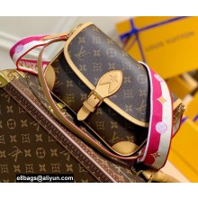 Louis Vuitton Monogram Canvas Diane Bag M46049 Fuchsia