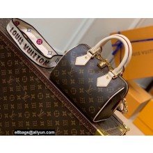 Louis Vuitton Monogram Canvas Speedy Bandoulière 20 Bag M45957 Black
