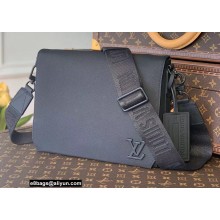 Louis Vuitton Aerogram leather New Messenger Bag M57080 Black