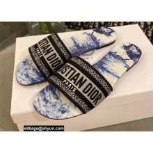 Dior Embroidered Cotton Dway Slides 05 2022