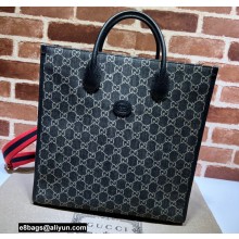 Gucci Medium tote bag with Interlocking G 674155 GG Denim Black