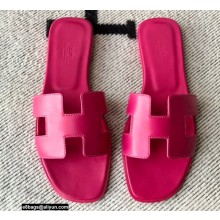 Hermes Oran Flat Sandals in Swift Box Calfskin 16