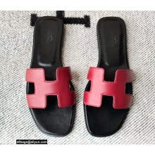 Hermes Oran Flat Sandals in Swift Box Calfskin 18