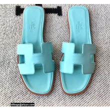 Hermes Oran Flat Sandals in Swift Box Calfskin 23