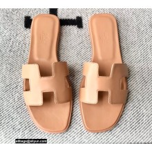 Hermes Oran Flat Sandals in Swift Box Calfskin 06