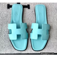 Hermes Oran Flat Sandals in Swift Box Calfskin 47