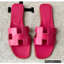 Hermes Oran Flat Sandals in Swift Box Calfskin 49