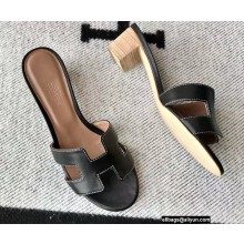 Hermes Heel 5cm Oasis Sandals in Swift Box Calfskin 09
