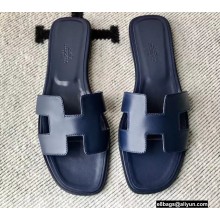 Hermes Oran Flat Sandals in Swift Box Calfskin 64